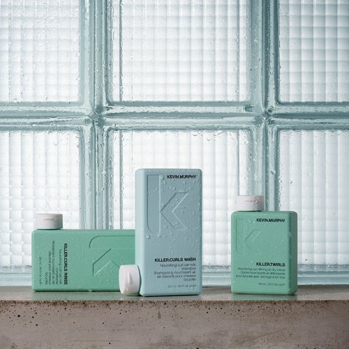 Kevin Murphy KILLER.CURLS Nourishing Curl Oat Milk Shampoo Maitinamasis avižų pieno šampūnas garbanoms 250ml