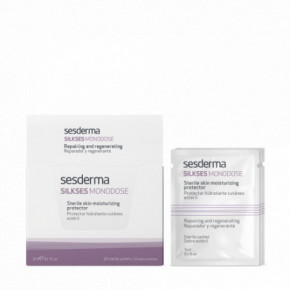 Sesderma Silkses Monodose Sterile Skin Moisturizing Protector Mitrinošs aizsargkrēms 20x3ml