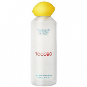 Tocobo Aha Bha Lemon Toner Veido valiklis su AHA ir BHA rūgštimis ir vitaminu C 150ml