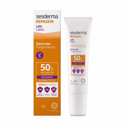 Sesderma Repaskin Lips Apsauginė priemonė lūpoms su SPF50 15ml