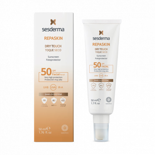 Sesderma Repaskin Dry Touch Sunscreen SPF50 Apsauginis kremas nuo saulės veidui 50ml