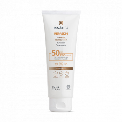 Sesderma Repaskin Light Fluid Sunscreen SPF50 Apsauginis kremas nuo saulės 200ml