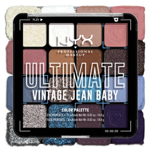 NYX Professional Makeup Ultimate Shadow Palette Akių šešėlių paletė 13.3g