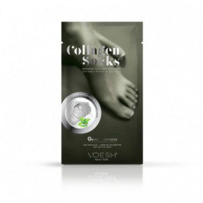 VOESH Collagen Socks Peppermint Kaukė pėdoms su pipirmėte 1 pora