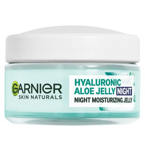 Garnier Hyaluronic Aloe Jelly Moisturizing Night Cream Drėkinantis gelinis veido kremas 50ml