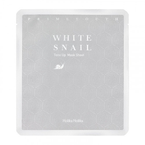 Holika Holika Prime Youth White Snail Tone Up Mask Sheet Veido kaukė 1vnt.