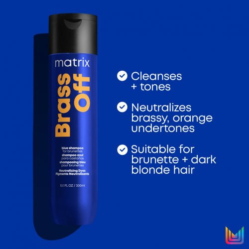 Matrix Total Results Color Obsessed Brass Off Shampoo Šampūnas šviesiems plaukams 300ml