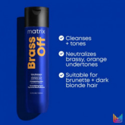 Matrix Total Results Color Obsessed Brass Off Shampoo Šampūnas šviesiems plaukams 300ml
