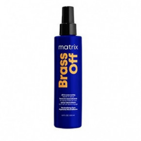 Matrix Total Results Brass Off All-In-One Toning Leave In Spray Geltonį neutralizuojantis purškiklis 200ml