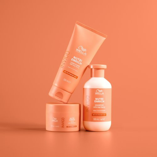 Wella Professionals Invigo Nutri Enrich Deep Nourishment Mask Giliai maitinanti kaukė sausiems plaukams 150ml