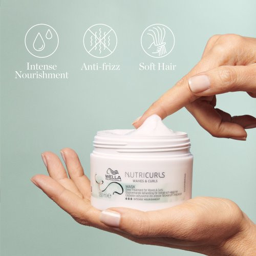 Wella Professionals Nutricurls Mask Deep Treatment Kaukė garbanotiems ir banguotiems plaukams 150ml