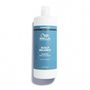 Wella Professionals Invigo Scalp Balance Deep Cleansing Shampoo Giliai valantis šampūnas riebiai galvos odai 1000ml