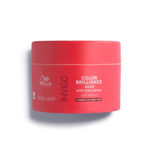 Wella Professionals Invigo Color Brilliance Coarse Mask Plaukų spalvą apsauganti puoselėjamoji kaukė 150ml