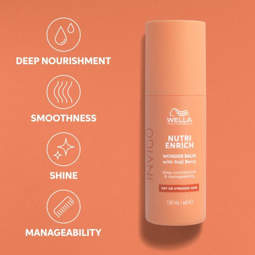 Wella Professionals Invigo Nutri Enrich Wonder Balm Maitinantis greito poveikio balzamas, nenuplaunamas 150ml