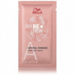 Wella Professionals Renew Crystal Powder Švelnūs plaukų spalvos šalinimo milteliai 5x9g