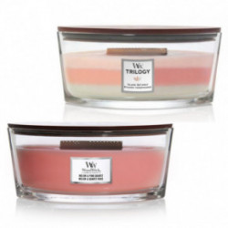 WoodWick Island Getaway + Melon & Pink Quartz Žvakių rinkinys