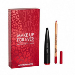 Make Up For Ever Untamed Red Lip Duo Metallic Palace Collection Rinkinys lūpoms