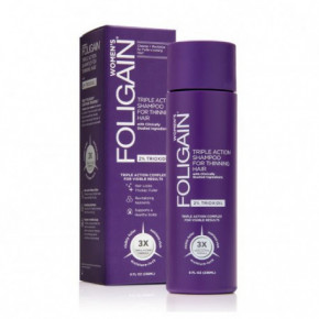 Foligain Hair Regrowth Shampoo Matu augšanu stimulējošs šampūns ar 2% Trioksidilu 236ml