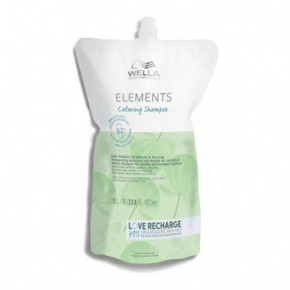 Wella Professionals Elements Calming Shampoo Šampūns jutīgai galvas ādai 1000ml Refill