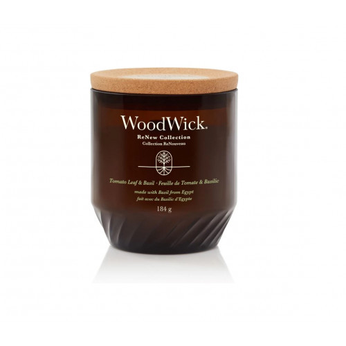 WoodWick Tomato Leaf & Basil Candle Žvakė Large