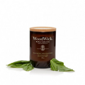 WoodWick Tomato Leaf & Basil Candle Küünal Large