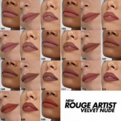 Make Up For Ever Rouge Artist Velvet Nude Lipstick Matiniai lūpų dažai 3.7g