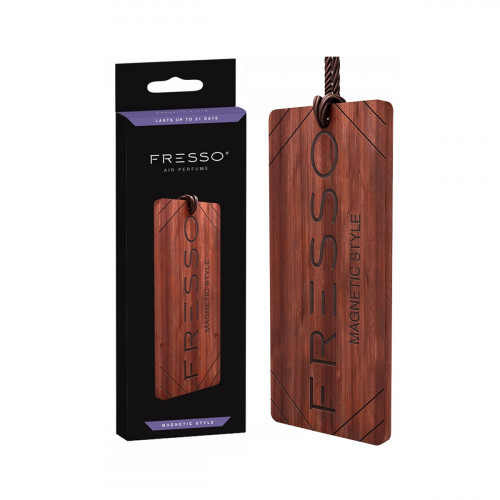 Fresso Wooden Pendant Car Air Freshener Kvapas automobiliui Gentleman