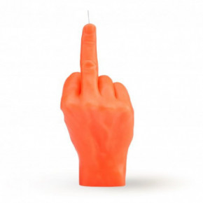 CandleHand F*ck You Candle Küünal Neon Orange