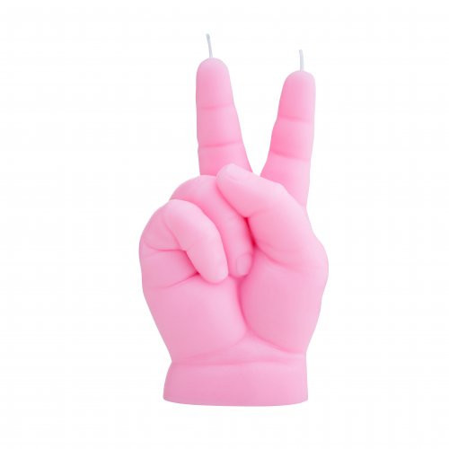 CandleHand Baby Peace Candle Žvakė Pastel Pink