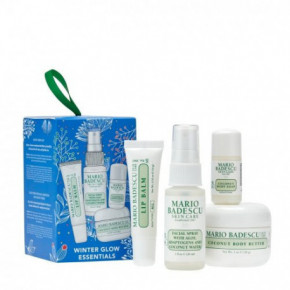 Mario Badescu Winter Glow Essentials Šventinis rinkinys švytinčiai odai