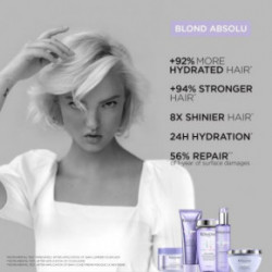 Kérastase Blond Absolu Bain Ultra-Violet Violetinis šampūnas, neutralizuojantis geltonus plaukų tonus 250ml