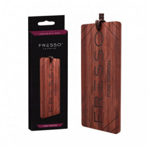 Fresso Wooden Pendant Car Air Freshener Aromāts automašīnai Pure Passion