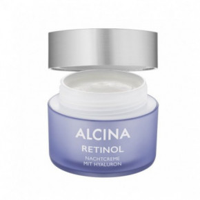 Alcina Retinol Night Cream Naktinis kremas su retinoliu ir hialurono rūgštimi 50ml