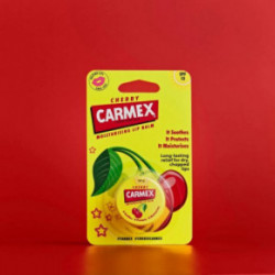 Carmex Cherry Moisturising Lip Balm Vyšnių kvapo lūpų balzamas su SPF15 7.5g