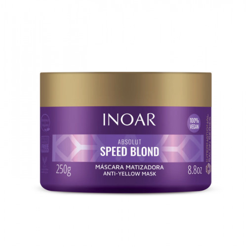 Inoar Speed Blond Mask Plaukų kaukė šviesiems plaukams 250g