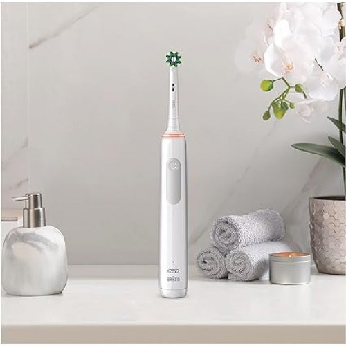 Oral-B Pro 3 3500 Electric Toothbrush Įkraunamas elektrinis dantų šepetėlis White