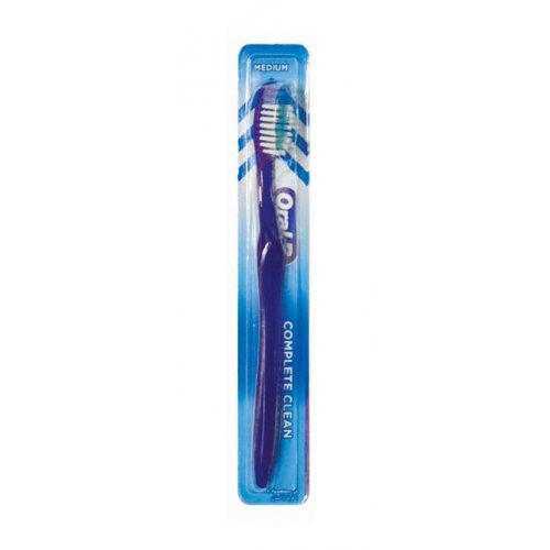 Oral-B Complete Clean Toothbrushe Vidutinio minkštumo dantų šepetėlis Blue