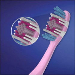 Oral-B 3D White Brilliance Toothbrush Vidutinio minkštumo dantų šepetėlis Pink