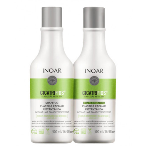 Inoar CicatriFios Duo Kit plauko struktūrą atkuriantis priemonių rinkinys 2x250ml