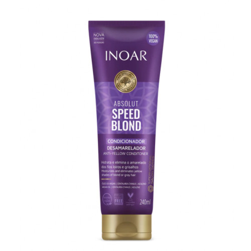 Inoar Absolut Speed Blond Conditioner Kondicionierius šviesiems plaukams 240ml