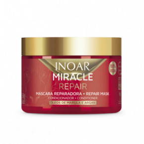 Inoar Miracle Repair Mask Atkurianti blizgesio suteikiantis plaukų kaukė 250g