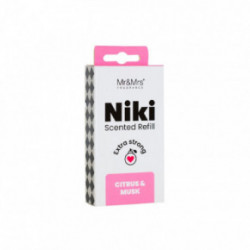 Mr&Mrs Fragrance Niki Citrus & Musk White & Black Camouflage Auto kvapas 1vnt.