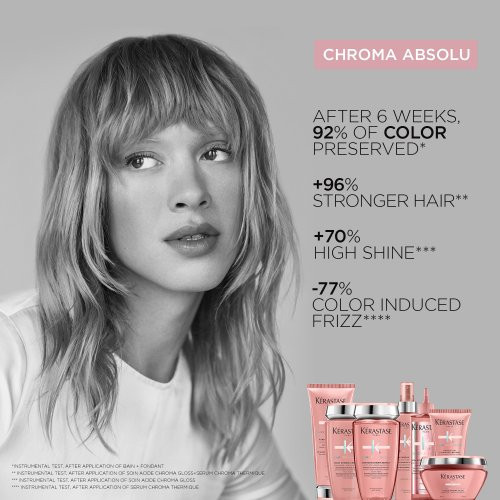 Kérastase Chroma Absolu Soin Acide Chroma Gloss Plaukų paviršių atkurianti ir blizgesio suteikianti skalavimo priemonė 210ml