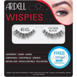 Ardell Wispies 120 Blakstienos vientisos, juodos 1 pora
