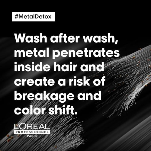 L'Oréal Professionnel Metal Detox Daily Anti-deposit Protector Concentrated Oil Plaukų aliejus apsaugantis spalvą ir nuo plaukų lūžinėjimo 50ml