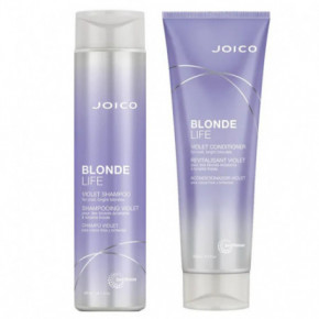 Joico Blonde Life Violet Shampoo & Conditioner Holiday Duo Dzeltenu matu toņu neitralizēšanas komplekts 300ml+250ml