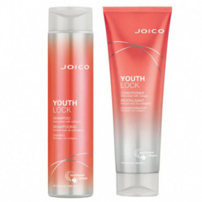 Joico Youth Lock Shampoo & Conditioner Holiday Duo Plaukų priežiūros rinkinys su kolagenu 300ml+250ml