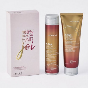 Joico K-Pak Color Therapy Shampoo & Conditioner Holiday Duo Matus atjaunojošs komplekts 300ml+250ml