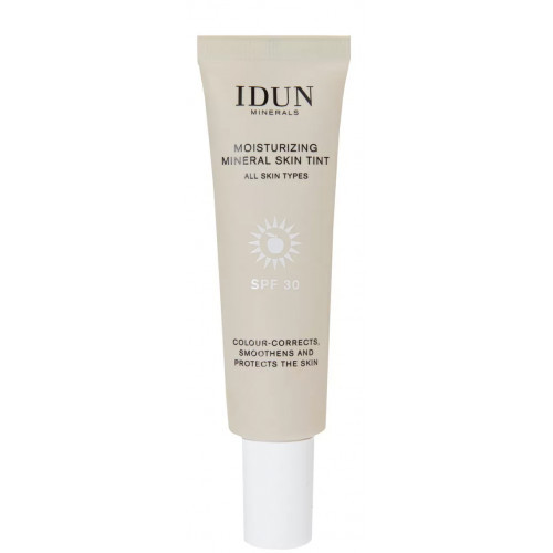 IDUN Moisturizing Skin Tint With SPF30 Drėkinamasis veido kremas su atspalviu - Pažeista pakuotė 27ml