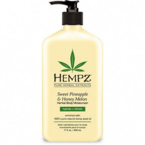 Hempz Sweet Pineapple & Honey Melon Herbal Drėkinantis kūno kremas 500ml